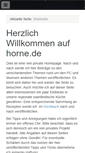 Mobile Screenshot of horne.de