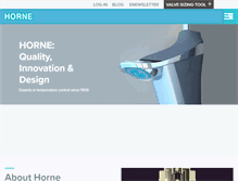 Tablet Screenshot of horne.co.uk